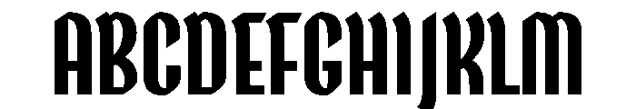 Amberwood Bold Font UPPERCASE