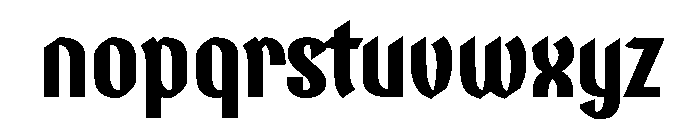 Amberwood Bold Font LOWERCASE