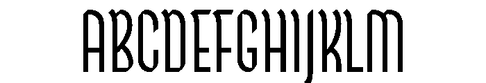 Amberwood ExtraLight Font UPPERCASE