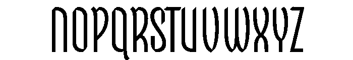 Amberwood ExtraLight Font UPPERCASE