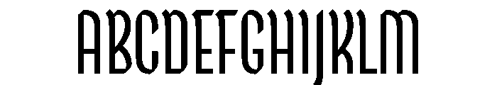 Amberwood Light Instance Font UPPERCASE