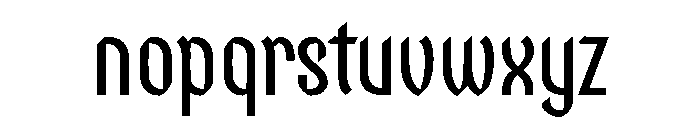 Amberwood Light Instance Font LOWERCASE