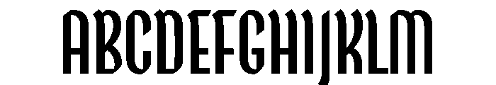 Amberwood Regular Font UPPERCASE