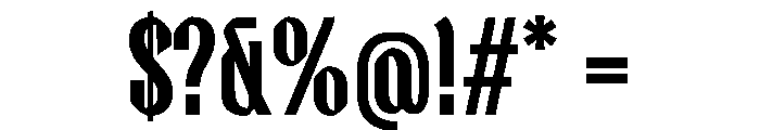 Amberwood Semibold Instance Font OTHER CHARS
