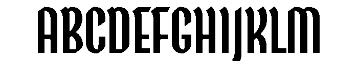 Amberwood Semibold Instance Font UPPERCASE