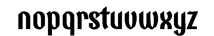Amberwood Semibold Instance Font LOWERCASE
