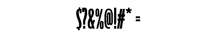 AmbivalentiCompressedMLv2AAA Bold Font OTHER CHARS