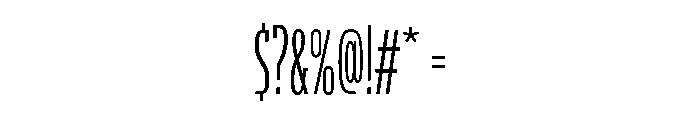 AmbivalentiCompressedMLv2AAA Regular Font OTHER CHARS