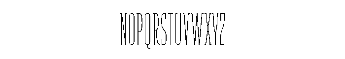AmbivalentiCompressedMLv2AAA Thin Font UPPERCASE