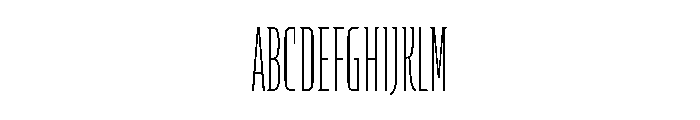 AmbivalentiCompressedMLv2AAA UltraLight Font UPPERCASE