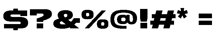 AmbivalentiWideMLv2AAA Black Font OTHER CHARS
