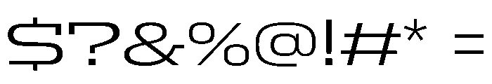 AmbivalentiWideMLv2AAA Regular Font OTHER CHARS