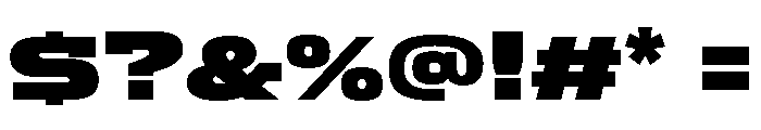 AmbivalentiWideMLv2AAA UltraBlack Font OTHER CHARS