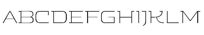 AmbivalentiWideMLv2AAA UltraLight Font UPPERCASE