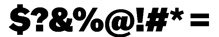AmericanGrotesk Black Font OTHER CHARS