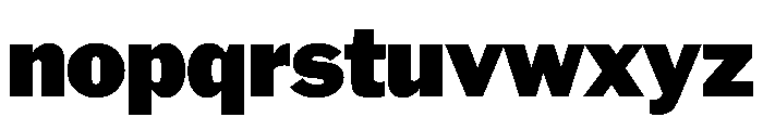 AmericanGrotesk Black Font LOWERCASE