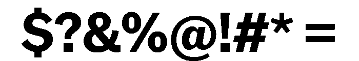 AmericanGrotesk Bold Font OTHER CHARS