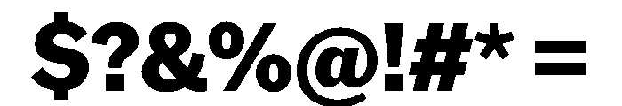 AmericanGrotesk Heavy Font OTHER CHARS