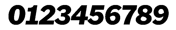 AmericanGrotesk HeavyItalic Font OTHER CHARS