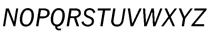 AmericanGrotesk Italic Font UPPERCASE