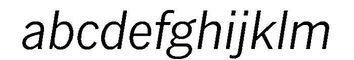 AmericanGrotesk LightItalic FONT