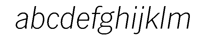 AmericanGrotesk ThinItalic FONT