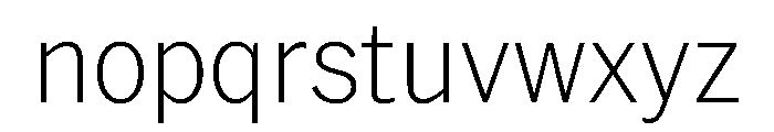 AmericanGrotesk Thin Font LOWERCASE
