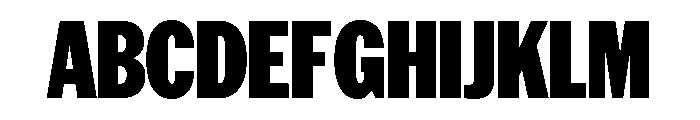 AmericanGroteskCompressed Black Font UPPERCASE