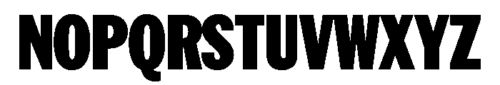 AmericanGroteskCompressed Black Font UPPERCASE