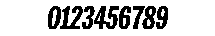 AmericanGroteskCompressed BoldItalic Font OTHER CHARS