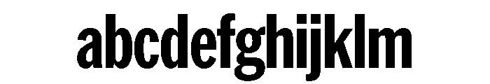 AmericanGroteskCompressed Bold FONT