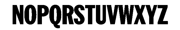 AmericanGroteskCompressed Heavy Font UPPERCASE