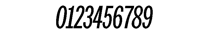 AmericanGroteskCompressed Italic Font OTHER CHARS