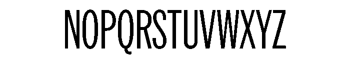 AmericanGroteskCompressed Light Font UPPERCASE