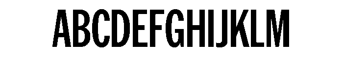 AmericanGroteskCompressed Medium Font UPPERCASE