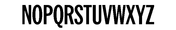AmericanGroteskCompressed Medium Font UPPERCASE