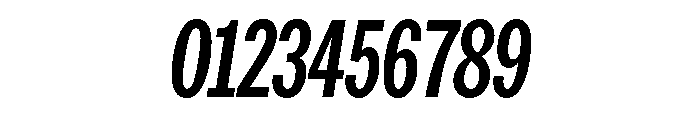 AmericanGroteskCompressed MediumItalic Font OTHER CHARS
