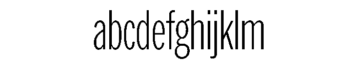 AmericanGroteskCompressed Thin FONT