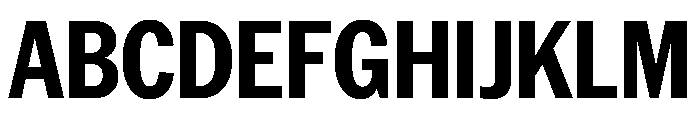 AmericanGroteskCondensed Bold Font UPPERCASE