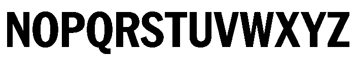 AmericanGroteskCondensed Bold Font UPPERCASE
