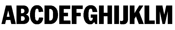 AmericanGroteskCondensed Heavy Font UPPERCASE