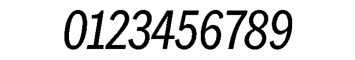 AmericanGroteskCondensed Italic Font OTHER CHARS