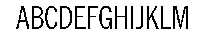 AmericanGroteskCondensed Light Font UPPERCASE