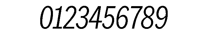 AmericanGroteskCondensed LightItalic Font OTHER CHARS