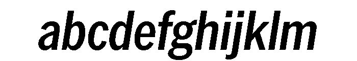 AmericanGroteskCondensed MediumItalic FONT