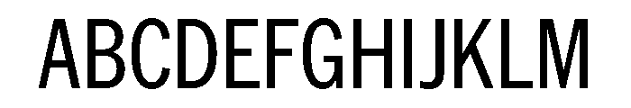 AmericanGroteskCondensed Regular Font UPPERCASE