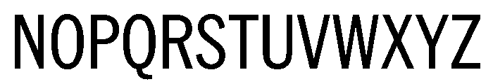 AmericanGroteskCondensed Regular Font UPPERCASE