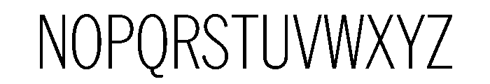 AmericanGroteskCondensed Thin Font UPPERCASE