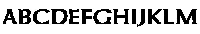 AmericanUncial Regular Font UPPERCASE