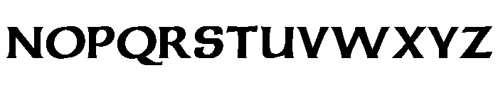 AmericanUncial Regular Font UPPERCASE